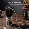 Manual Coffee Grinders Portable Electric Coffee Grinder USB Charging Nuts Grains Pepper Coffee Bean Grinder Machine Home Travel Ceramic Grinding Core 230831