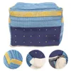 Pillow Footstool Boho Home Decor Breathable Square Tatami Seats Bean Bag Decorative Mat Cotton Linen Meditation Chair Thick