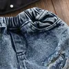 Spodnie Citgee Buda Dziewczyny Summer Hollow Casual Casual Pants Dżinsowe dżinsy Zgrane odzież moda plastra