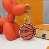 Basketball Round Illustre Keychain Bag Pendant designer