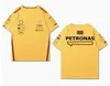 Men's new F1 racing car T-shirt summer round neck short sleeve same customised