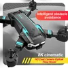 Simulatorer 2023 Ny Drone 8K 5G Professional HD Aerial Photography Hinder Undvikande UAV Four-Rotor Helicopter RC Distance Quadcopter Toys X0831