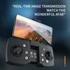 Drone 4K Pixels com 2 câmeras, câmera de ajuste automático de 90 graus, retorno automático de bateria fraca, retorno automático de interrupção de sinal, acompanhamento de GPS, voo de waypoint