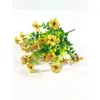 Fiori decorativi Fiore di plastica artificiale con 7 forchette di eucalipto viola pianta finta