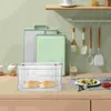 Plates Extra Large Bread Boxs Clear Holder Thicken The Pet Loaf Storage Kitchen Countertop