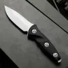 Ny H2392 Survival Straight Knife M390 Stone Wash Drop Point Blade Full Tang G10 Handle Outdoor Fixed Blade Tactical Knives With Kydex