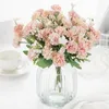 Decorative Flowers 1 Pc Hydrangea Bouquet Artificial For Home Floral Arrangement Christmas Wreath Accessory Wedding Outdoor Arch Decoration