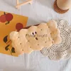 Сумки для карандаша Sharkbang Kawaii Cookie Sand Biscuit Мягкий плюшевый карандаш сумка милый карандаш для детских подарков подарки в школу канцелярские товары HKD230831