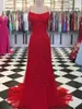 Vestidos de festa vintage laço vermelho baile sereia cintas de espaguete criss cruz volta trem varredura mulheres casamento vestidos de noite personalizado maxi