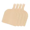 Moldes para hornear 1/2/5 unids Pizza de madera Plato para servir Bandeja de pan Pala de pizza portátil Herramienta de cocina Bandeja de pizza Placa para hornear Herramientas de pastelería 230831