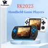 Portabla spelspelare Powkiddy RK Retro Handheld Console 35 tum HD Video RK3566 Chip Gaming Fit for PS Emulator 230830