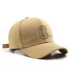 Ball Caps Хлопковая бейсболка для меня Женская модная буква C Вышивка козырька Smapback Summer Sport Sun Hat Accessories HDDL 206