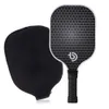 Squash Racquets 2pcs Pickleball Paddles powierzchnia włókna węglowego USAPA Zatwierdzona siedzenie Pickleball Rakiet Rakieta miodu