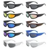 Fashion Sunglasses Frames Y2K Modern UV400 Women Men Sports Cyberpunk Goggle Luxury Mirror Unisex Sun Glasses Driver Shades 230831