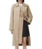 Damen-Trenchcoats, Designer-Frühjahr, neues Produkt, Gürtel, einreihig, leichter Windjacke-Mantel im englischen Stil für Damen SR87