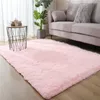 Carpets Plush Pink Carpet Living Room Decoration Fluffy Rug Thick Bedroom Carpets Anti-slip Floor Soft Lounge Rugs Solid Large Carpets 230831