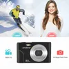 Camcorder Andoer Digitalkamera 1080P Gesichtserkennung Anti-Shaking Eingebaute 2PCS Batterien 1/4 Montage mit Handschlaufe Tragetasche Q230831