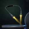 Tischlampen, freihändiges Halslicht, wiederaufladbare LED-Leselampe, flexibler Arm, dimmbar, blendfrei, freihändiges Lampenbuch