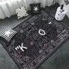 Luxury KEEP OFF rug living room carpet designer letter floor decorative carpet fashion soft bedroom designer rugs classical fashion black big square classical S01