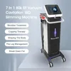 Multifunction 7 In 1 Body Slimming Muscle Building Fat Freezing Beauty Salon Rf Machine 80k Ultrasonic Vacuum Cavitation Remove Therapy Machine