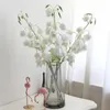 Decorative Flowers 3pcs Artificial Campanula With Leaves House Home Wedding Garden Outdoor Decoration Accessories