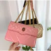 Evening Bags Rhombus Single Shoulder Bag Chain Messenger Elegant And Fashionable Women 2023 Summer Small Square Metal Buckle 230831