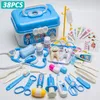 Outils atelier médecin ensemble pour enfants semblant jouer filles jeux de rôle hôpital accessoire Kit infirmière sac jouets enfants cadeau l230830