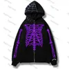 Men's Hoodies Sweatshirts European and American style y2k drill jacket spring and autumn hooded sweater men and women clothing design sense jacket 230831