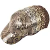 ケチなブリム帽子男性女性高品質のヘビのスキンプリントレザーパパ野球キャップ調整可能なクラシックスポーツヒョウ屋外骨帽子J230831