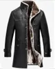 Männer Leder Faux Herren Kleidung Echte Schafe Natürliche Mantel Winter Parka Echtpelz Lange Plüsch Dicke Oversize Schaffell Jacken für Mann M5XL y230831