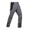 Herenbroek Multi Pocket Work Heren Slijtvaste Cargo Man Broek Safari Stijl Outdoor Waterdichte SWAT Combat Broek