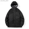 Men's Down Parkas Hommes à capuche blanc canard vers le bas Parkas vestes décontracté lettre impression hommes vers le bas manteaux polaire épais chaud hommes hiver coton vêtements Q230831