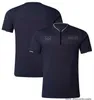 2023 Yeni F1 Yarış T-Shirt Takımı Kısa kollu yaka polo gömlek Yaz aylarında erkekler ve kadınlar için özel yarış iş kıyafetleri