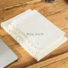 Ołówkowe torby A5 B5 Papiery wypełniające Notebook Lose Notebook 9 Otwory Planator wypełniaczy Kraft Papiery wielofunkcyjne strony wewnętrzne HKD230831