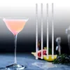 Bar Tools 100Pcs Transparent Cocktail Drink Muddler Round Head Plastic Stirring Ladle Stirrer Swizzle Stick Mixing 230830