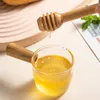Cuillère à miel en bois, bâtonnets à tremper le miel, cuillère en bois de hêtre, bâton de service de sirop de miel pour pot de miel, vaisselle de cuisine Q549