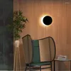 Стеновая лампа Nordic Modern Art Solar Eclipse лестница