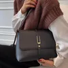 Borse da sera Borsa a tracolla in pelle PU per donna Borsa a tracolla tinta unita Semplice tendenza di marca Lux Borse e portamonete femminili neri Bolsas