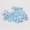 Lösa ädelstenar lågt pris naturligt blått blått topas 1,2 mm liten prick pendnat ring smycken naken inläggande manufaturer