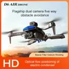 Симуляторы New D6 Mini Drone 4K Профессиональный HD -камера Уклонение от предотвращения вертолета Оптический поток позиционирование квадрокоптер Toys X0831