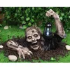 Dekorativa föremål Figurer Halloween Horror Walking Dead Man Lantern Sculpture Figurine Garden Ornament Harts Crafts Statue Party Decoration 230830