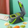 Fruit Groenten Gereedschap Multifunctionele Groenten Chopper Cutter Fruitsnijder Rasp Shredders Afvoermand Snijmachines 22 in 1 Gadgets Keukenaccessoires 230831