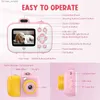 Camcorders High-definition Digital Camera Instant Photo Children's Large Head Sticker 1000 mAh Durable for Photography Q230831