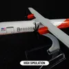 Aircraft Modle Scale 1 400 Metal Plane Model Miniature Firefly ATR72 Aircraft Aviation Replica Diecast Airplane Collection Kids Toy for Boy 230830