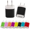 Kolorowa adapter ładowarki pojedynczej ściany 5V 2A Micro USB dla wszystkich smartfonów