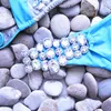 Aiujxk Summer Luxury Rhinestone 2 Piece Swimsuit Women Blue Sexig Kvinna 2020 Ny strandstil Sexig grimma BH och trosor underkläder2738