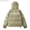 Parkas pour hommes hiver nouvelle veste bouffante pour hommes 2022 mode rembourré épaissir hommes blanc canard doudoune chaud manteaux décontractés manteaux à capuche Q230831