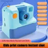 Kameror Children's Printing Camera Instant Print 1080p HD Digital Kids Shot for Christmas Gift Q230901