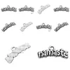 Charms New Fashion Easy Facile to DIY 30pcs Alphabet Charm Namaste Accessoires Bijoux Ajustement pour le collier ou la livraison de goutte de bracelet Find Dhosp