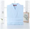 Women's Sleepwear Couple El Pure Cotton Bathrobe Men And Women Nightgown Robe Loose Casual Home Clothes Lounge Lover Negligee